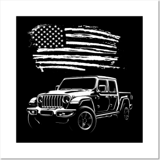 Jeep Gladiator (JT) Posters and Art